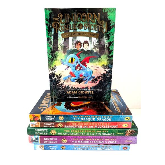 Complete Set THE UNICORN RESCUE SOCIETY Books Series by Adam Gidwitz vol.1-6 - Picture 1 of 4